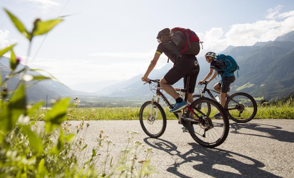 Andare in bici in Val Venosta